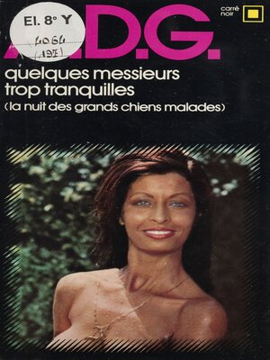 cover image of Quelques messieurs trop tranquilles